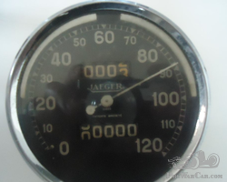 Ancien compteur jaeger verre epais moto auto
