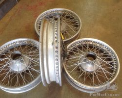 Various wire wheels (not a set) 17 & 18"