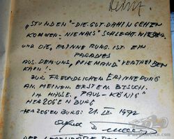 Buch mit Widmung Alfred Neubauer