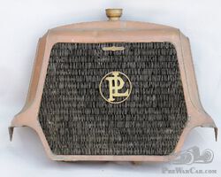 Panhard radiator grille with very nice patina