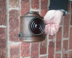 Veteran vintage Oldfield rear lamp