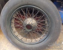 Single 18" wire wheel