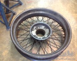 Single 19" wire wheel