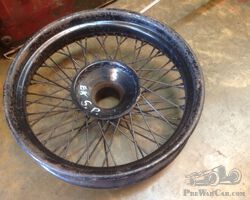 Single 19" wire wheel