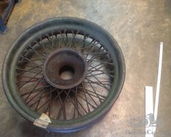 Single 18" wire wheel