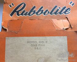 One pair New Old Stock Rubbolites