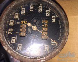 compteur Jaeger 140 km/h  fond noir en bon état avant guerre