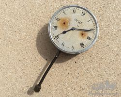 80mm jaeger clock