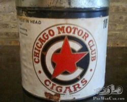 Original Chicago Automobile Club Cigar Tin