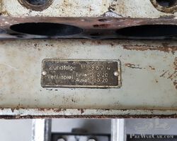 BMW motor 6 cilinder 1500cc 1941 almost completely