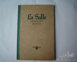LaSalle 1927 Betriebsanleitung