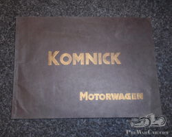 Komnick - original prospekt 1913