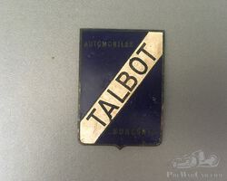 Talbot badge