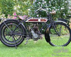 Premier 2,5 HP 250 cc 1913 with 3 Speed sturmey rear hub