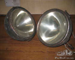 Pair of CAV Headlamps 9 inch Diameter - Complete