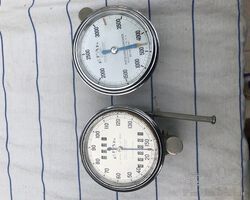 speedometer and tachometer