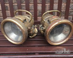 Lucas T54 Landalite Acetylene Self Generating Headlamps