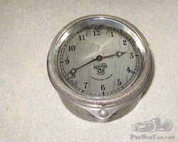 Smiths 8 Day Bezel Wind Car Clock- Working Order