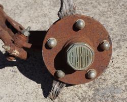 Vintage Bianchi front axle