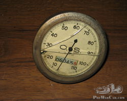 OS 115 kph Speedometer Amilcar Salmson