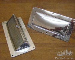 Pair of Scuttle Ventilators - Replated