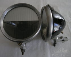 Pair Cibie Additional Headlights