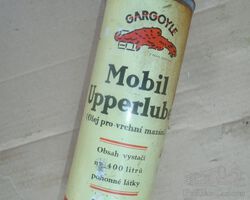 Mobiloil - original oil tin