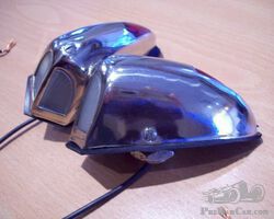 Marker Lights, Fender lights, new nickel plating. Nice Glass.