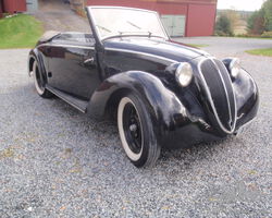 Extremely rare Fiat 508 C 1940 with Glaser chassis