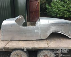 Aluminium body.