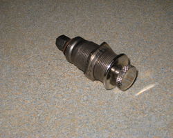 Marchal New Old Stock Nickle Plated Magneto or Horn Push Switch