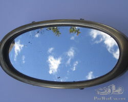 Vintage rear view interior mirror