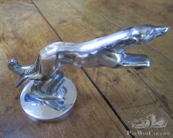 Greyhound car mascot
