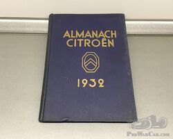 Almanach Citroen 1932
