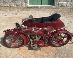 1923 Indian Big Chief 74 with original Sidecar