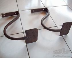 Vintage or Edwardian Step Plates. Wrought iron.