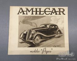 Amilcar Pegase catalogue