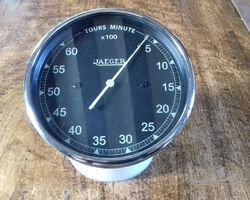 Very rare Jaeger rev counter 6000rpm, diameter 125 mm