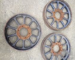 3 pcs modified Sankey type wheels
