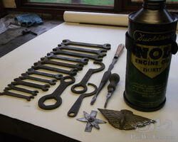 Austin 7 parts and tools
