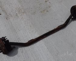 A small braked front axle complete with hubs / drums stub axles suit sporting light car or voiturette.
