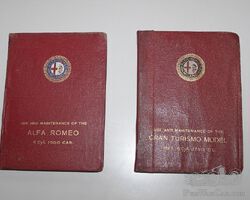 Prewar Alfa Romeo 6c 1500 & 1750 Handbooks