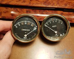 Set of Fuel and Oil Gauges