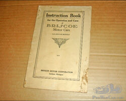 1916 BRISCOE 4-38 8-38 Instruction Book