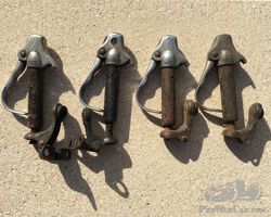 Bonnet catches for Alfa Romeo 6C - 8C
