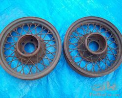 1931, 1932, Chrysler, Plymouth, Dodge, DeSoto, 18 inch Budd wire wheels.