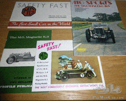 MG K3/J4 books & brochures