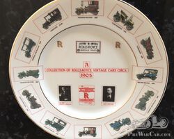 Rolls Royce commemorative plate.