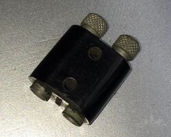 Two pin inline accessory socket