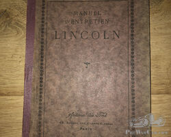 Lincoln Instruction Manual (French / Francais)